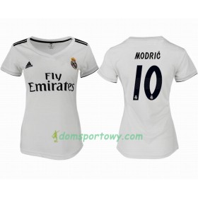 Koszulka Real Madryt MODRIC 10 Damska Domowe Koszulki Piłkarskie 2018-2019 Krótki Rękaw